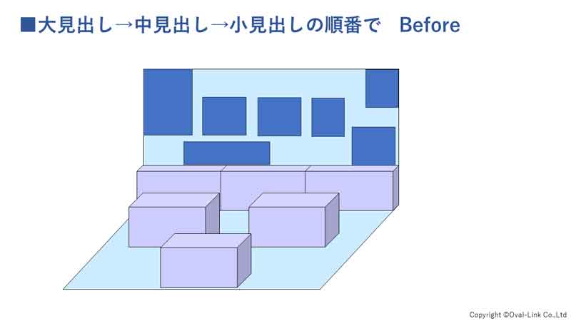 図8　ブース集客のコツ　POP　Before